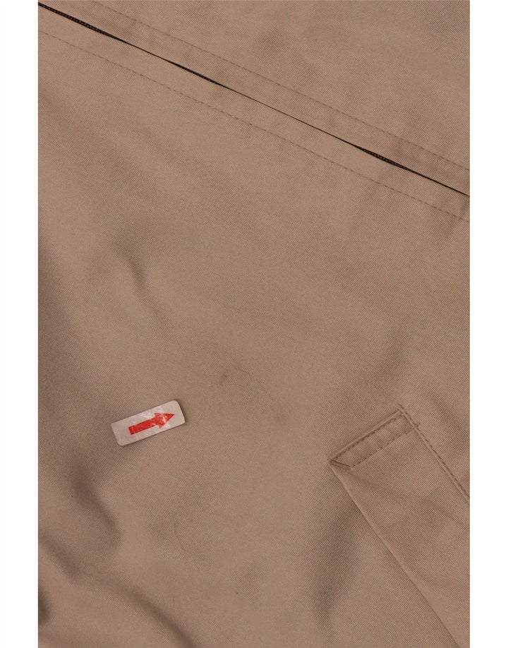 Marks & Spencer Mens Bomber Jacket UK 36 Small Beige Polyester