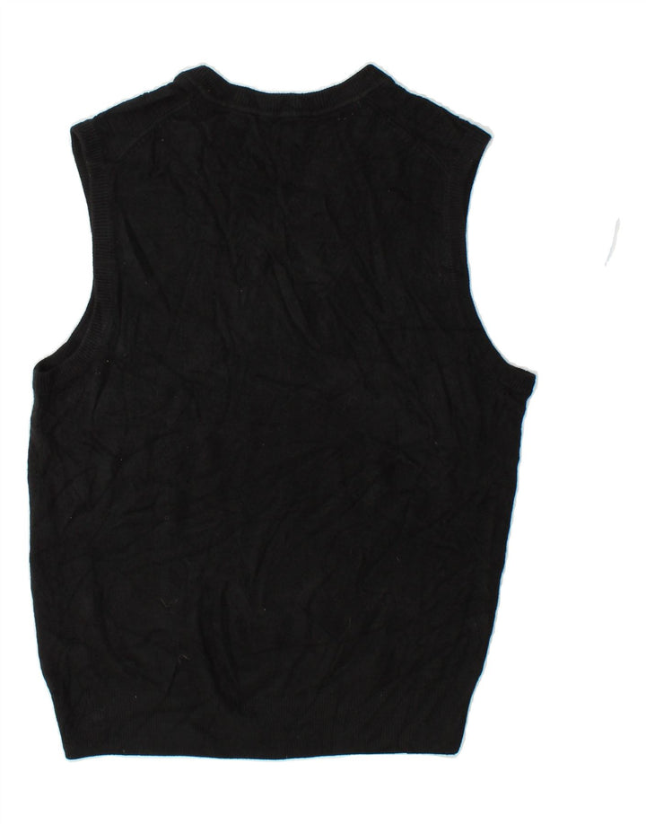 DOCKERS Mens Vest Tank Top Large Black Acrylic Vintage Dockers and Second-Hand Dockers from Messina Hembry 