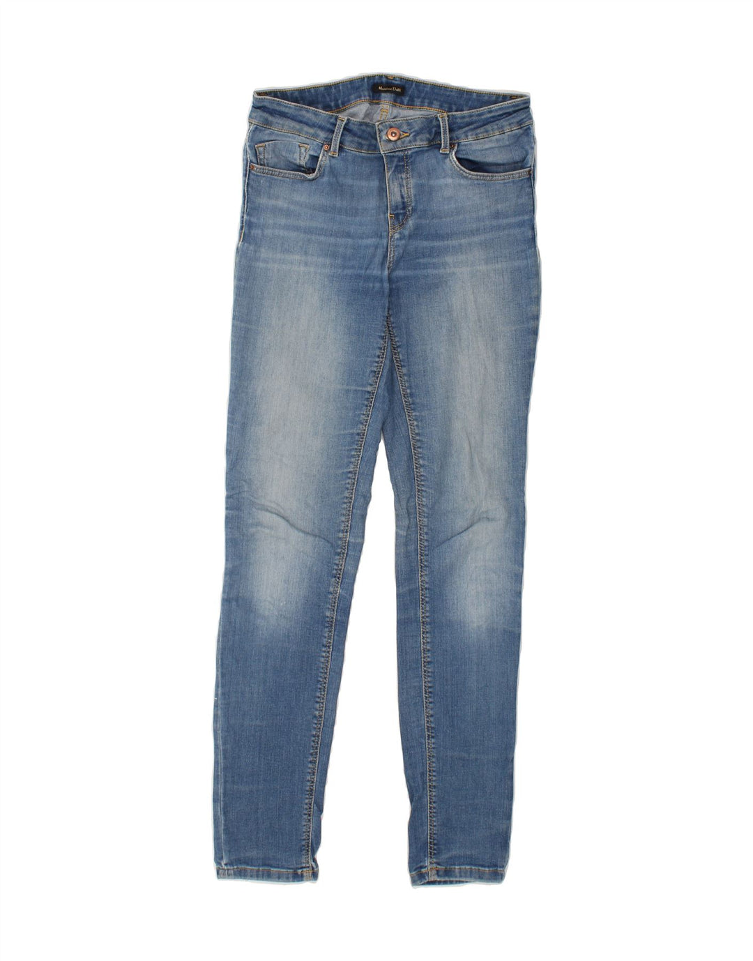 MASSIMO DUTTI Womens Skinny Jeans US 6 Medium W30 L30 Blue Vintage Massimo Dutti and Second-Hand Massimo Dutti from Messina Hembry 