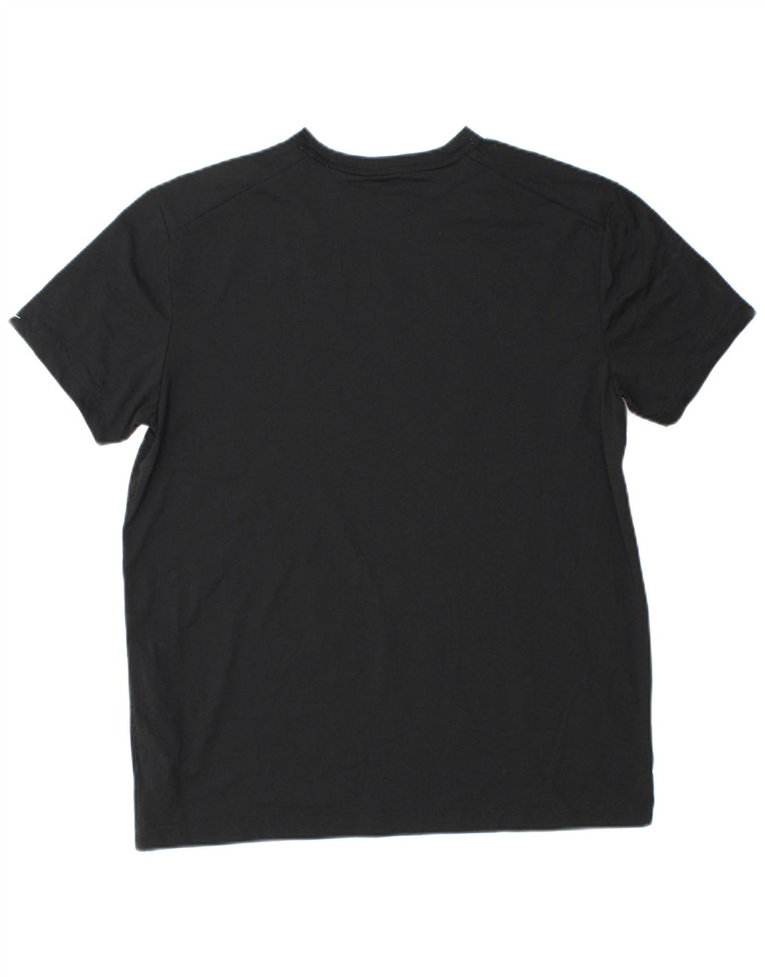 NIKE Mens Dri Fit Graphic T-Shirt Top Medium Black Polyester