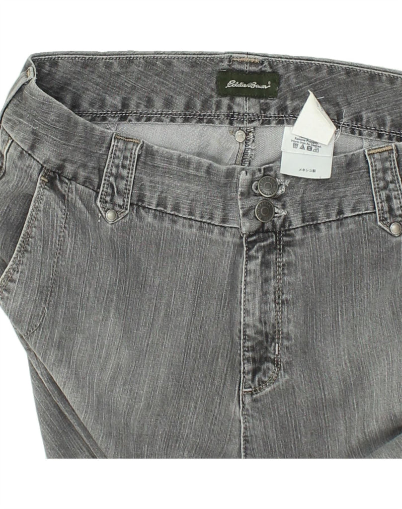 EDDIE BAUER Womens Bootcut Jeans W32 L26 Grey Cotton | Vintage Eddie Bauer | Thrift | Second-Hand Eddie Bauer | Used Clothing | Messina Hembry 