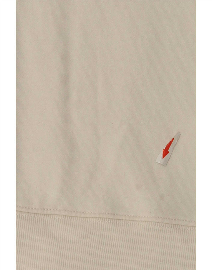 Zara Mens Graphic Sweatshirt Jumper Medium White Cotton
