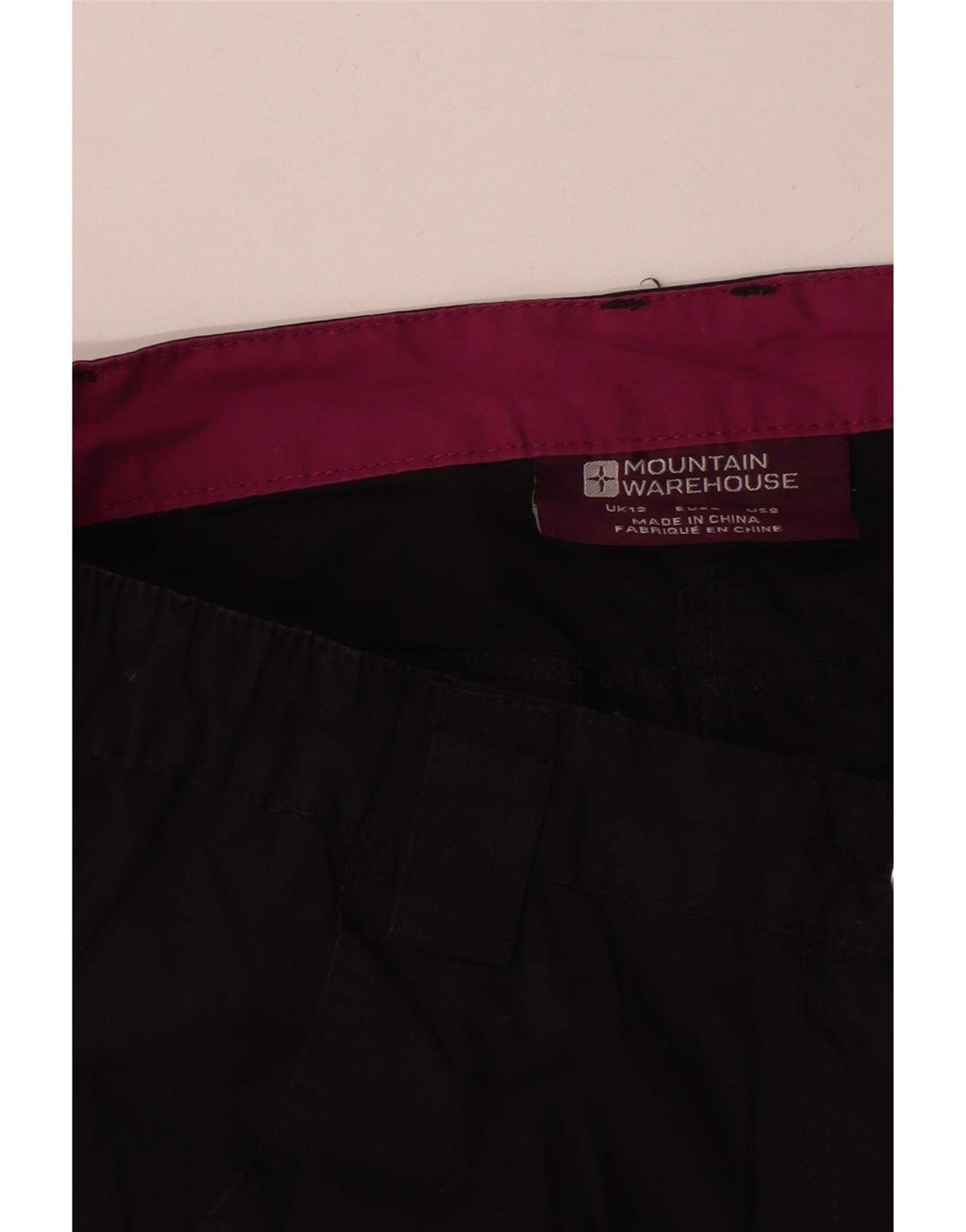 Mountain Warehouse Womens Cargo Trousers UK 12 Medium W34 L31 Black