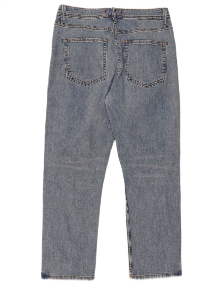 ZARA Womens Straight Jeans EU 38 Small W28 L26 Blue
