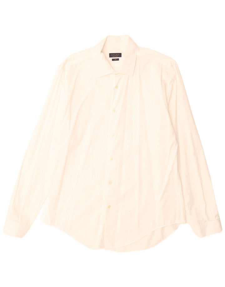 Zara Mens Slim Shirt XL White