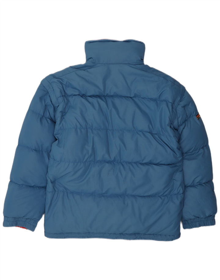 VINTAGE Mens Loose Fit Reversible Padded Jacket UK 38 Medium Red