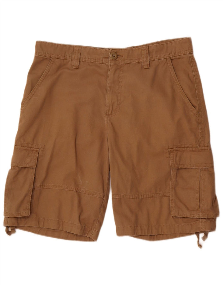 Terranova Mens Cargo Shorts IT 48 Medium W33 Brown Cotton