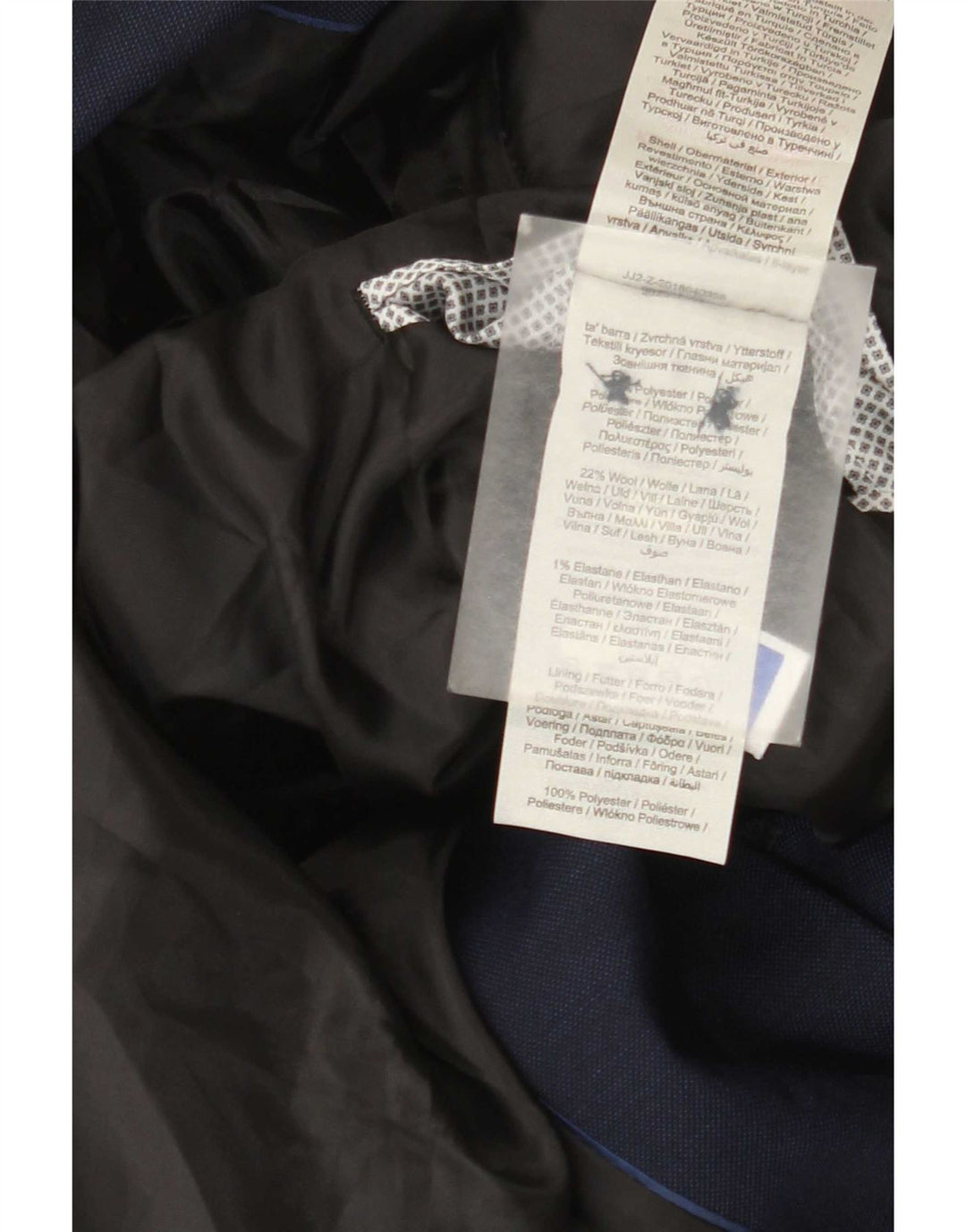 Jack & Jones Boys 2 Button Blazer Jacket 13-14 Years Navy Blue Polyester