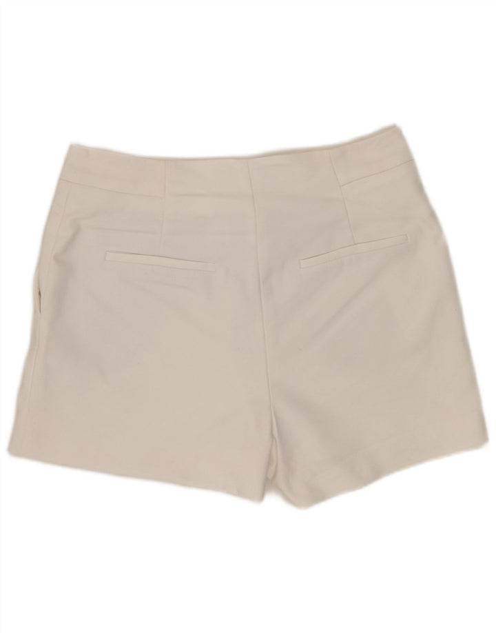 Zara Womens Chino Shorts Medium W28 White
