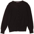 Marks & Spencer Womens Cardigan Sweater UK 14 Medium Black