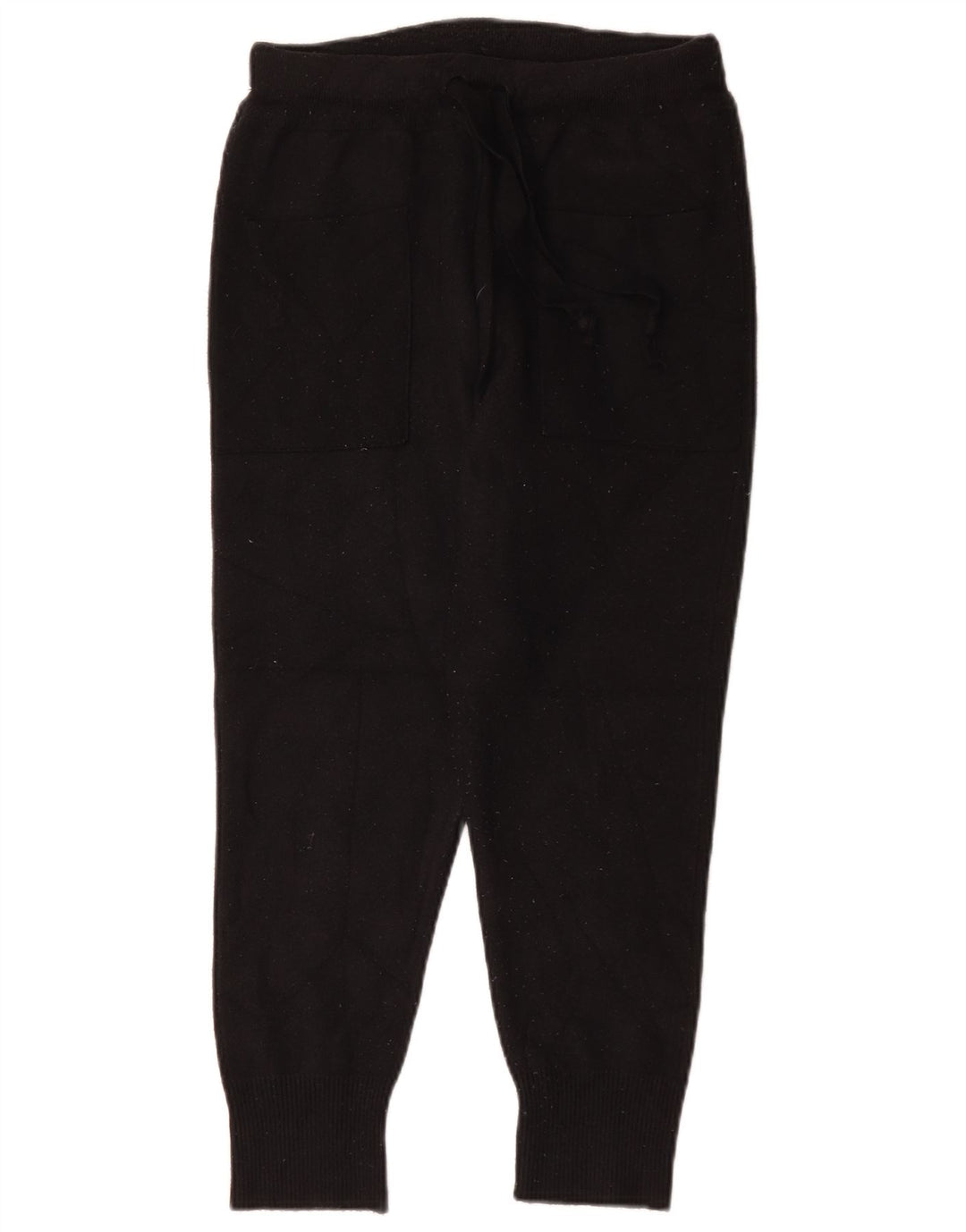 Zara Womens Tracksuit Trousers Joggers UK 14 Medium Black Viscose