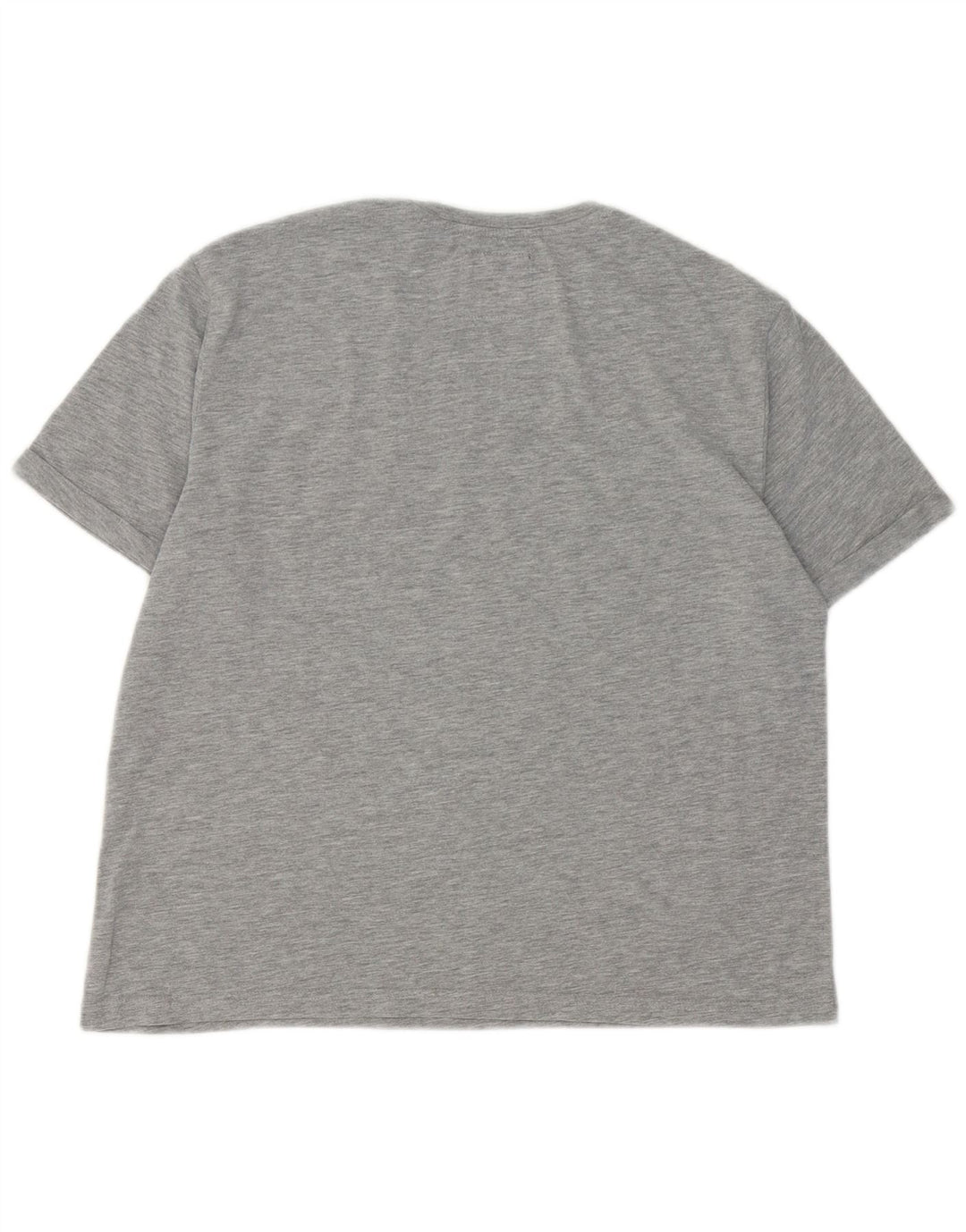 Superdry Womens Graphic T-Shirt Top UK 12 Medium Grey Cotton