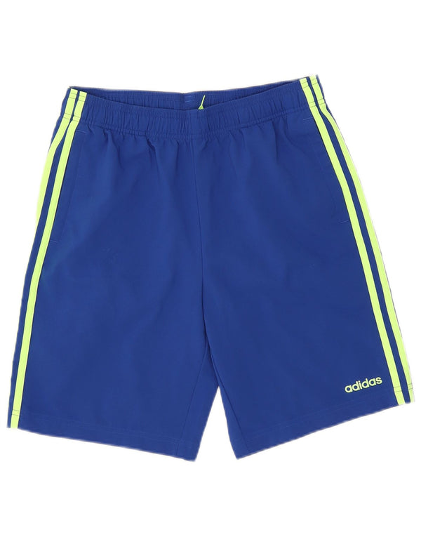 Adidas Boys Sport Shorts 15-16 Years  Blue Polyester