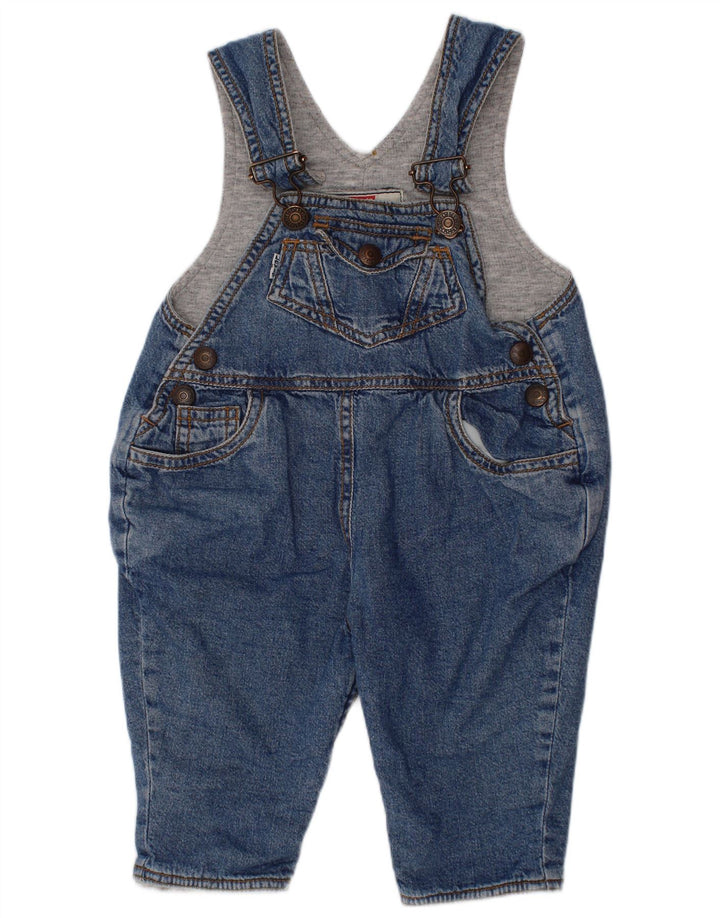 LEVI'S Baby Boys Dungarees Straight Jeans 3-6 Months W24 L8 Blue