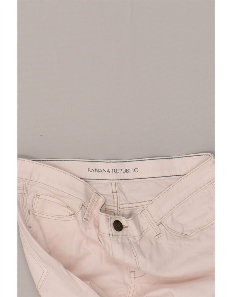 BANANA REPUBLIC Womens Slim Jeans W32 L33 Pink Cotton | Vintage Banana Republic | Thrift | Second-Hand Banana Republic | Used Clothing | Messina Hembry 