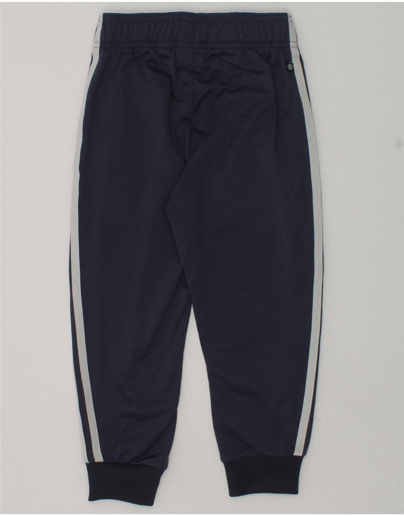 ADIDAS Boys Tracksuit Trousers Joggers 4-5 Years Navy Blue Polyester | Vintage Adidas | Thrift | Second-Hand Adidas | Used Clothing | Messina Hembry 