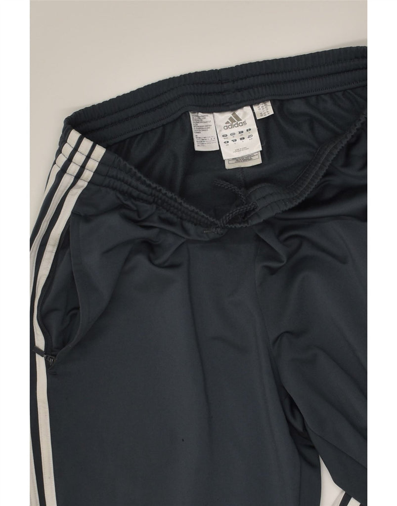 ADIDAS Mens Tracksuit Trousers UK 40/42 Medium Navy Blue Colourblock | Vintage Adidas | Thrift | Second-Hand Adidas | Used Clothing | Messina Hembry 