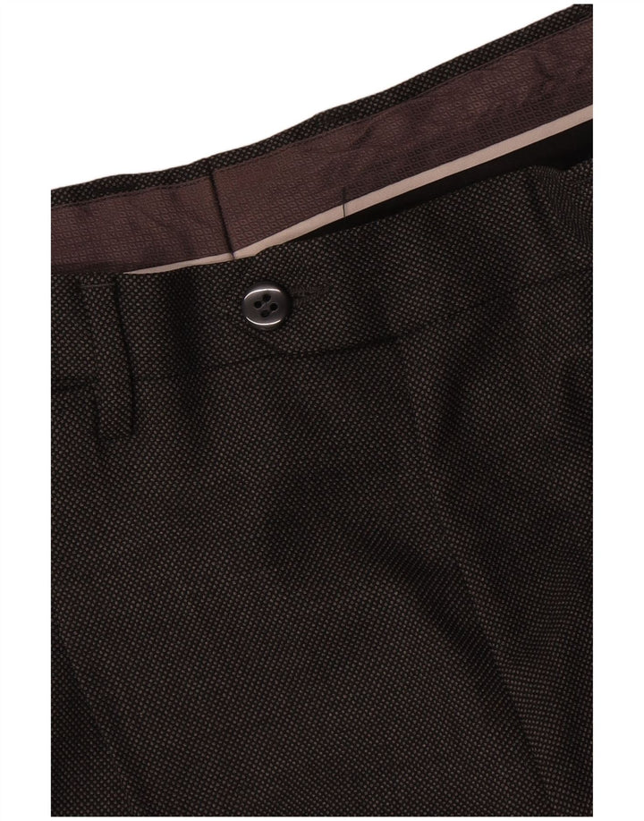 Vintage Mens Straight Suit Trousers W30 L31 Grey