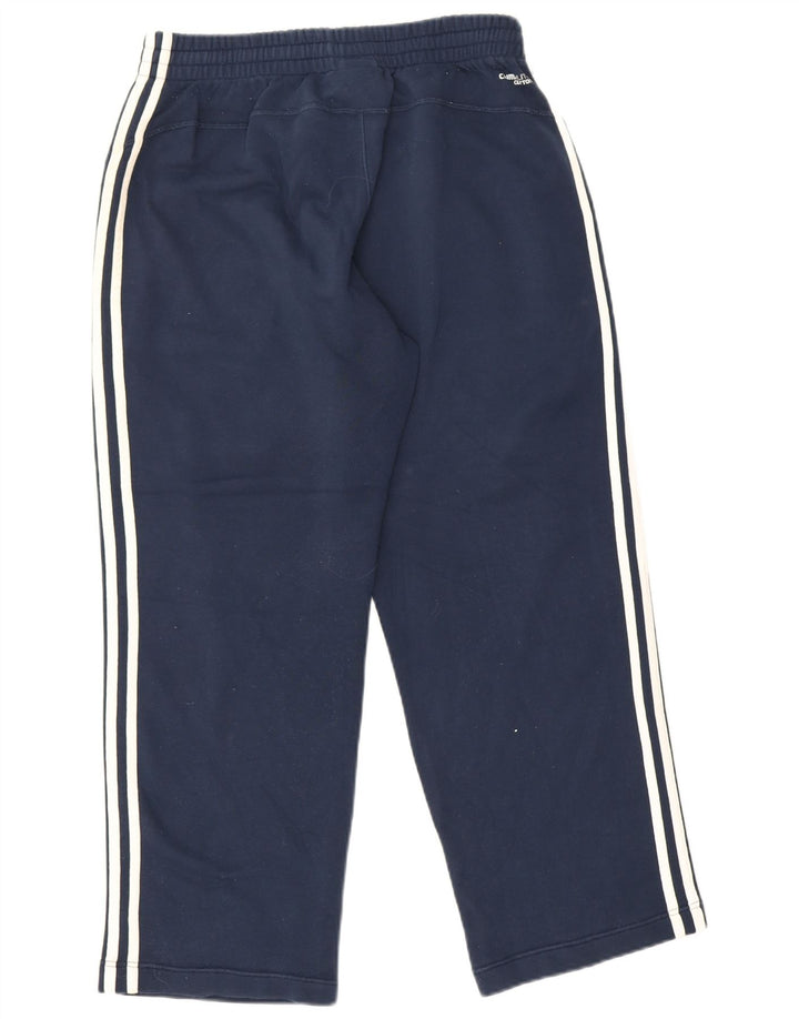 Adidas Mens Tracksuit Trousers Medium  Navy Blue Cotton