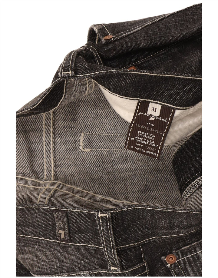 7 For All Mankind Womens Bootcut Jeans W31 L36 Grey Cotton
