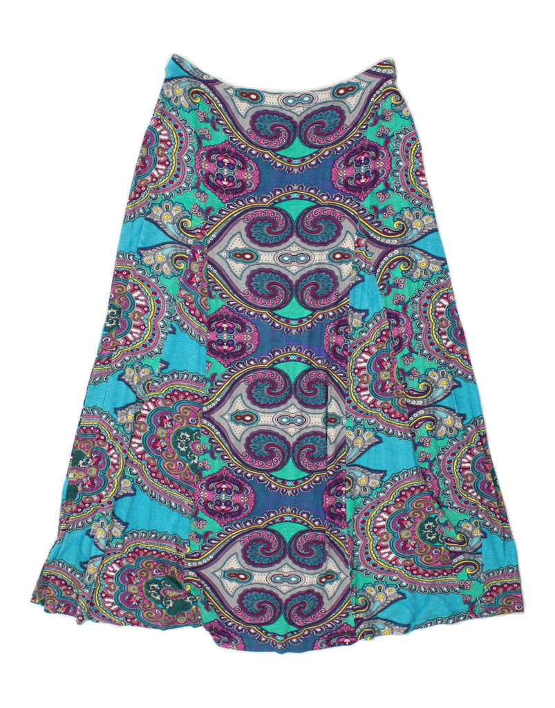 VINTAGE Womens Gypsy Skirt W32 Large Blue Paisley Vintage Vintage and Second-Hand Vintage from Messina Hembry 