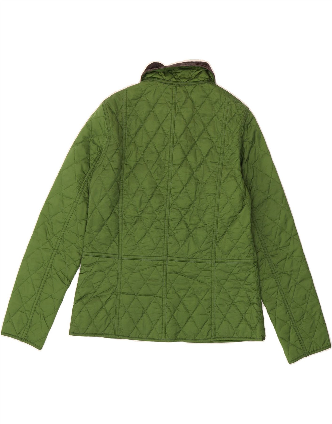 BARBOUR Womens Quilted Jacket UK 10 Small  Green Polyamide Vintage Barbour and Second-Hand Barbour from Messina Hembry 