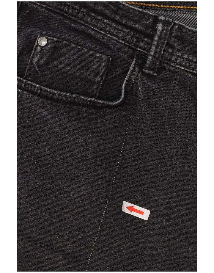 Timberland Mens Straight Jeans W35 L29 Black Cotton