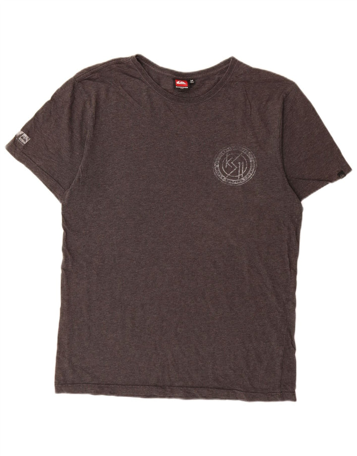 Quiksilver Mens Slim T-Shirt Top Medium Grey