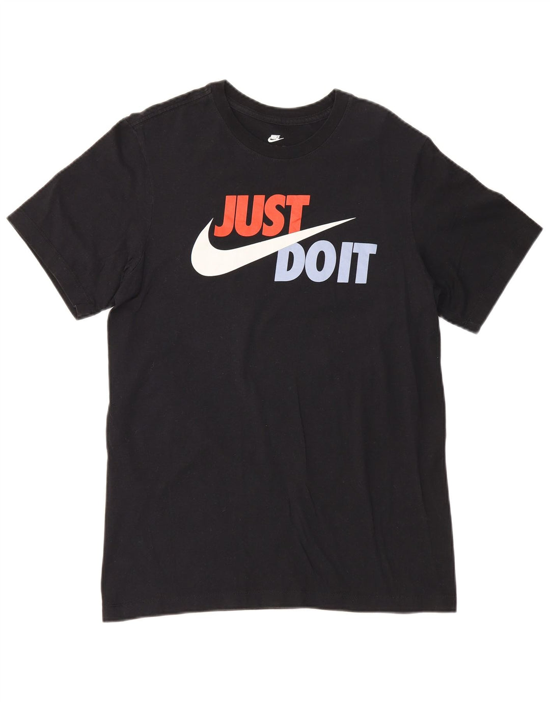 Nike Mens Graphic T-Shirt Top Small Black Cotton