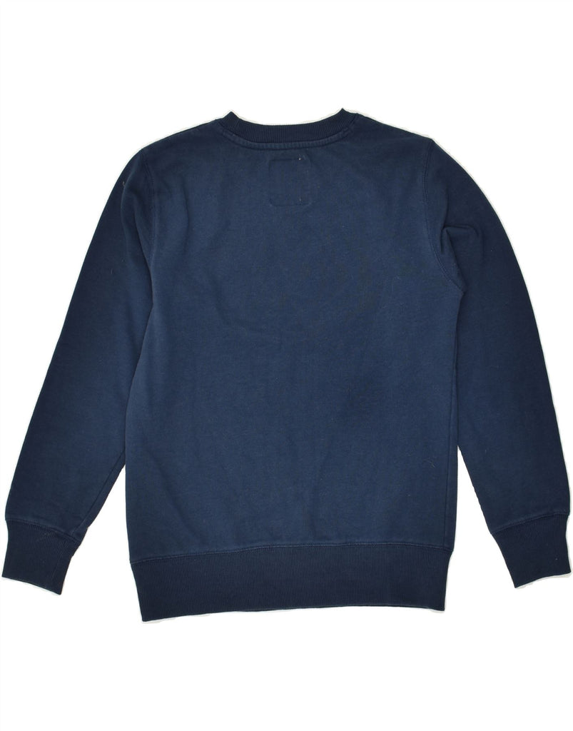 LEVI'S Boys Graphic Sweatshirt Jumper 11-12 Years Navy Blue Cotton | Vintage Levi's | Thrift | Second-Hand Levi's | Used Clothing | Messina Hembry 