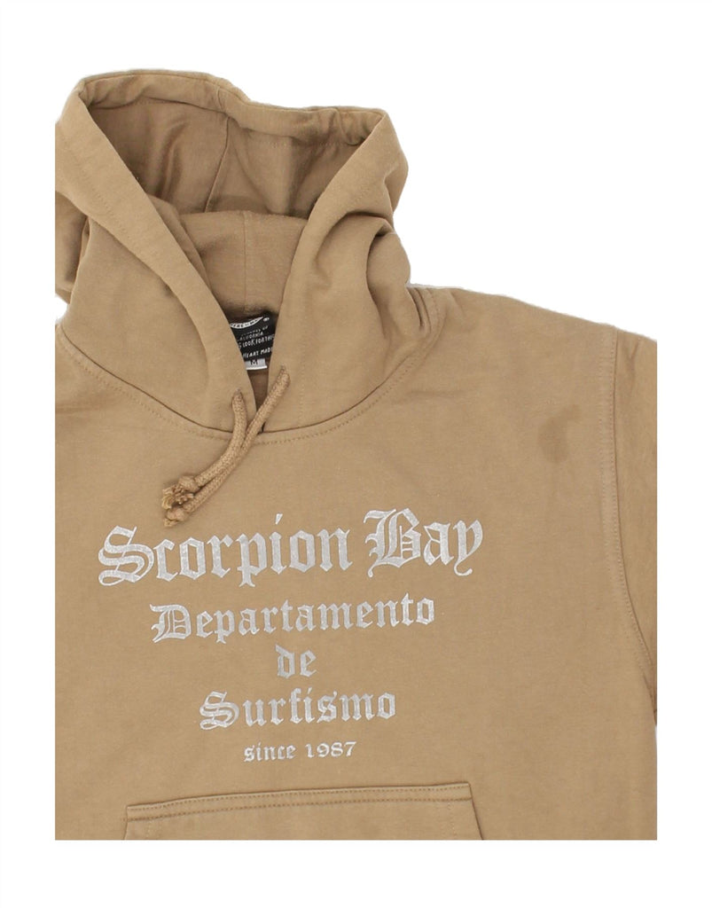 SCORPION BAY Boys Graphic Hoodie Jumper 9-10 Years Medium Brown Cotton | Vintage Scorpion Bay | Thrift | Second-Hand Scorpion Bay | Used Clothing | Messina Hembry 