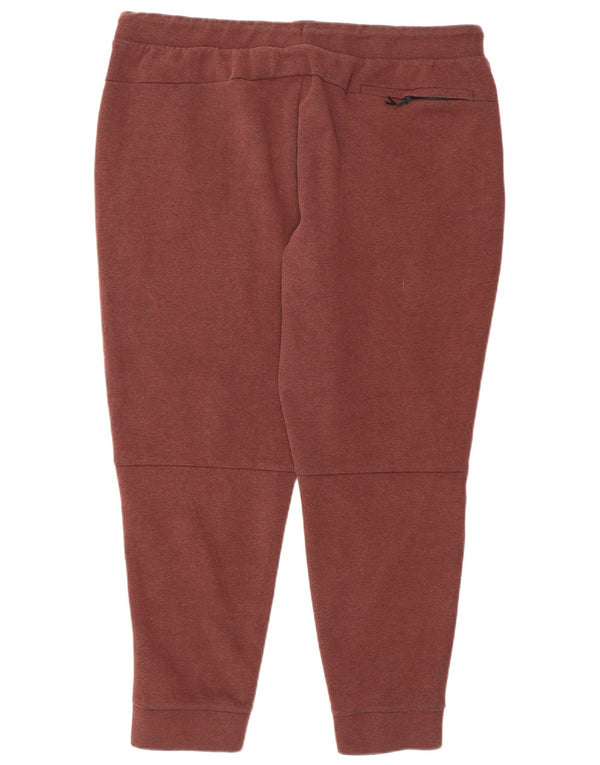Russell Athletic Mens Tracksuit Trousers Joggers XL Burgundy Polyester