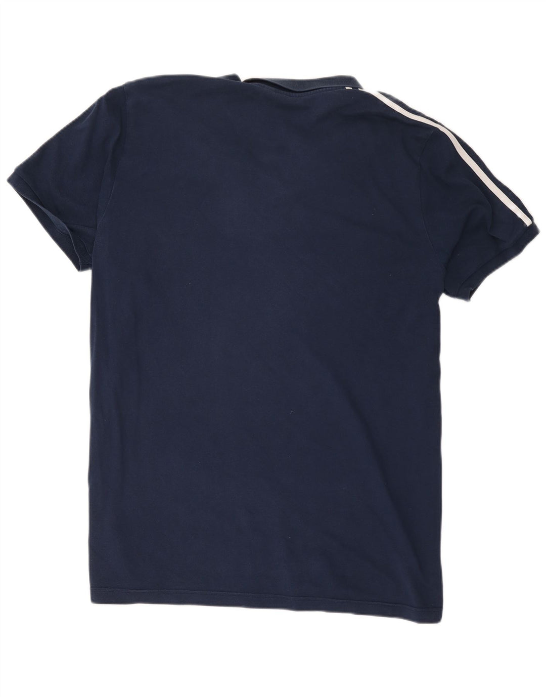 Adidas Mens Polo Shirt Large Navy Blue Cotton