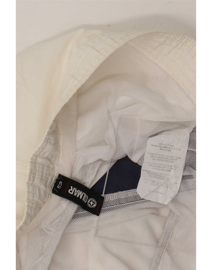 Colmar Mens Swimming Shorts IT 52Large White Colourblock Polyester