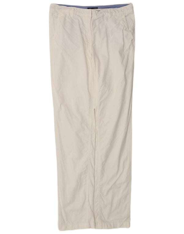 Tommy Hilfiger Womens Straight Chino Trousers US 8 Medium W30 L33 White