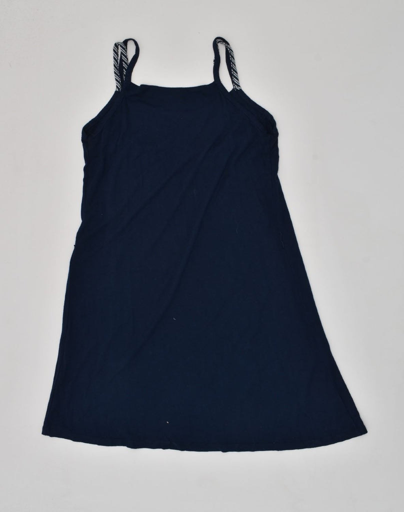 TOM TAILOR Girls Sleeveless Sundress 13-14 Years Large Navy Blue Cotton | Vintage Tom Tailor | Thrift | Second-Hand Tom Tailor | Used Clothing | Messina Hembry 