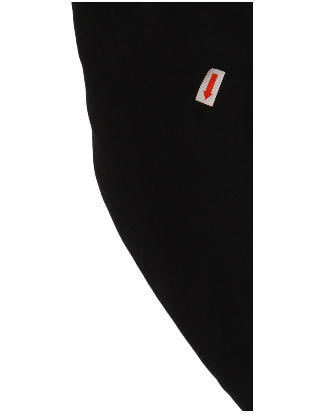 ADIDAS Womens Oversized Crop Hoodie Jumper UK 6 XS  Black Cotton