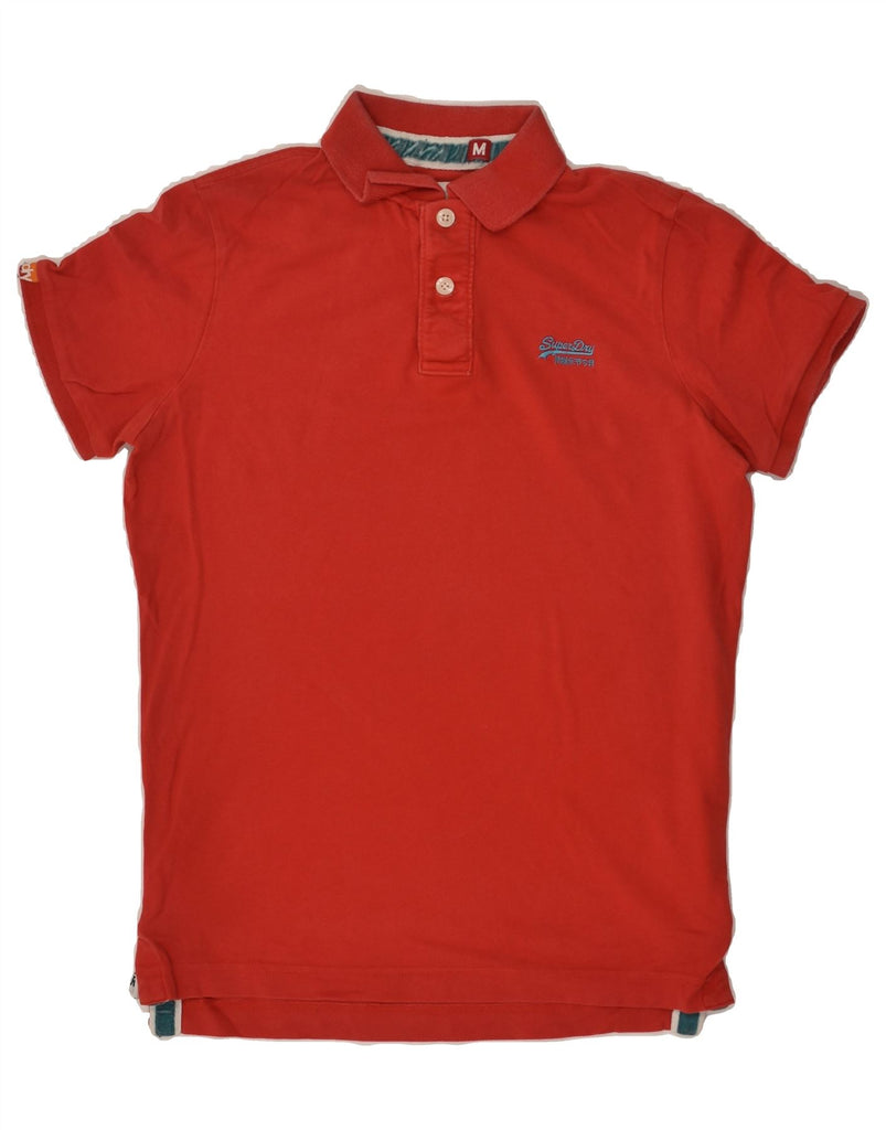 SUPERDRY Mens Polo Shirt Medium Red Cotton | Vintage Superdry | Thrift | Second-Hand Superdry | Used Clothing | Messina Hembry 