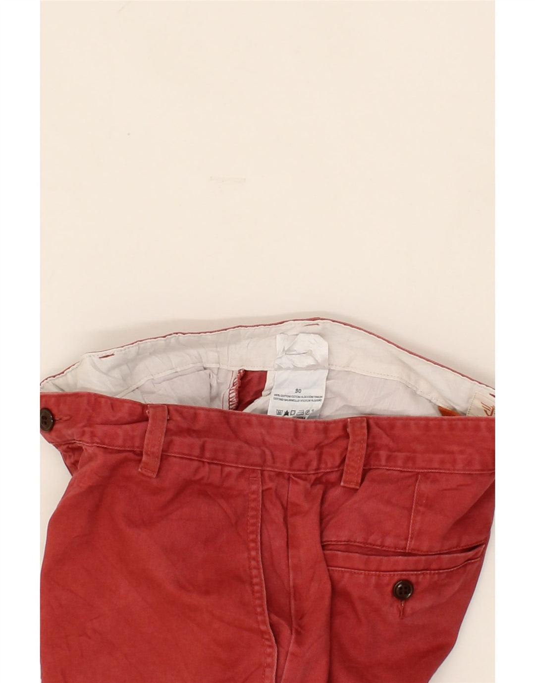DOCKERS Mens Chino Shorts W30 Medium Red Cotton Vintage Dockers and Second-Hand Dockers from Messina Hembry 