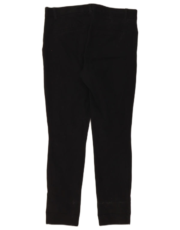 Gap Womens Skinny Chino Trousers US 6 Medium W32 L27 Black Cotton