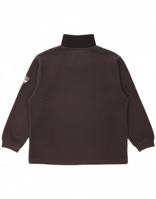 Cape Horn Mens Zip Neck Sweatshirt Jumper XL Black Polyester