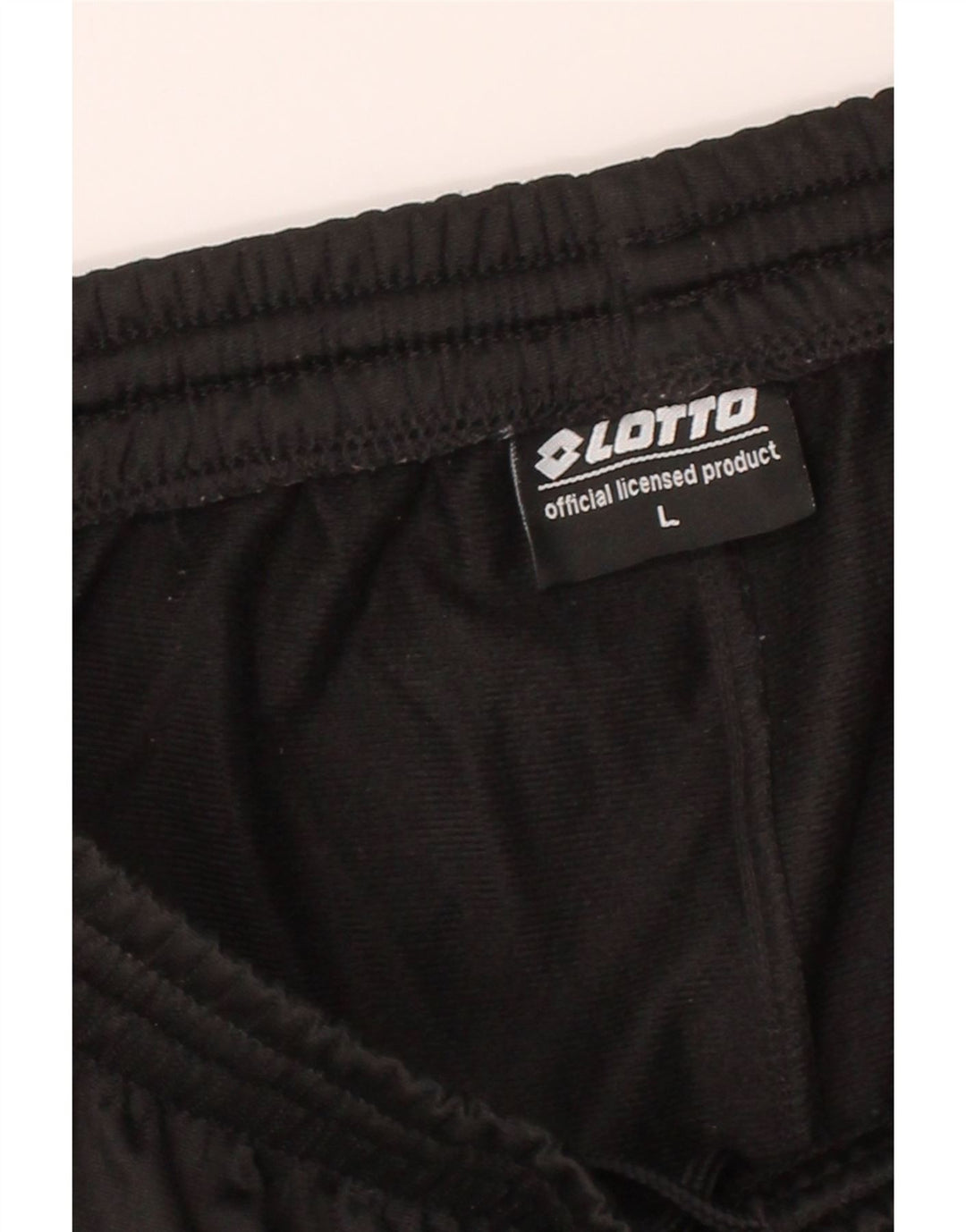LOTTO Mens Tracksuit Trousers Joggers Large  Black Vintage Lotto and Second-Hand Lotto from Messina Hembry 