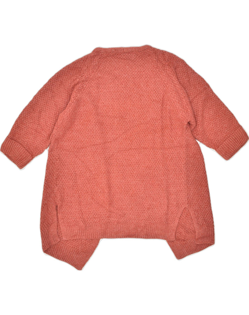 FAT FACE Womens Open Cardigan Sweater UK 10 Small Orange Viscose | Vintage | Thrift | Second-Hand | Used Clothing | Messina Hembry 