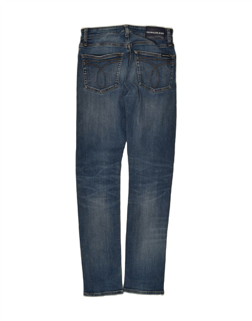 CALVIN KLEIN Womens Slim Jeans W28 L32 Blue Cotton Vintage Calvin Klein and Second-Hand Calvin Klein from Messina Hembry 