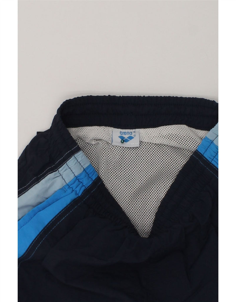 ARENA Boys Sport Shorts 9-10 Years Navy Blue Polyamide | Vintage Arena | Thrift | Second-Hand Arena | Used Clothing | Messina Hembry 