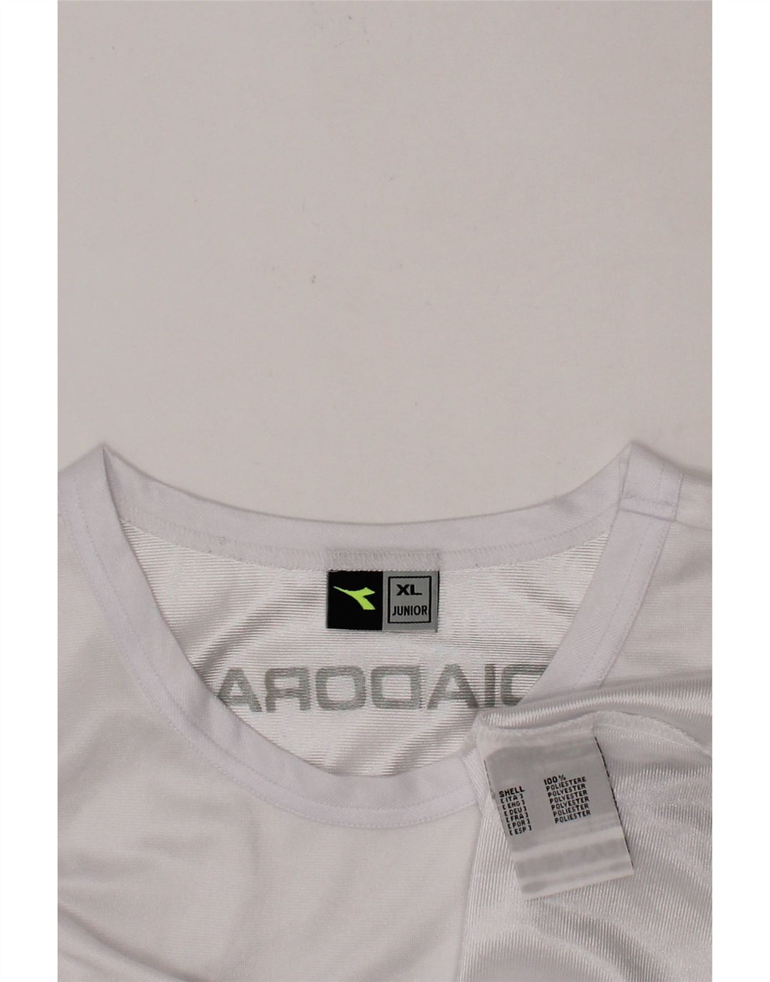 NIKE Girls Crop Graphic Vest Top 13-14 Years XL White Polyester Vintage Nike and Second-Hand Nike from Messina Hembry 