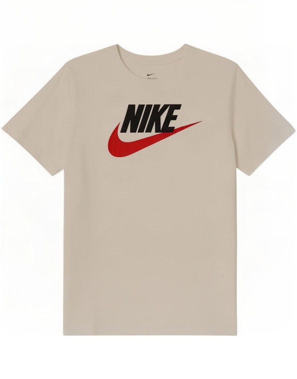 Nike Mens Graphic T-Shirt Top Large White Cotton