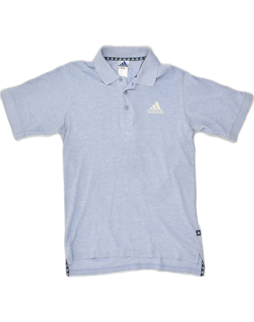 ADIDAS Mens Polo Shirt UK 34-36 Small Blue Cotton | Vintage Adidas | Thrift | Second-Hand Adidas | Used Clothing | Messina Hembry 