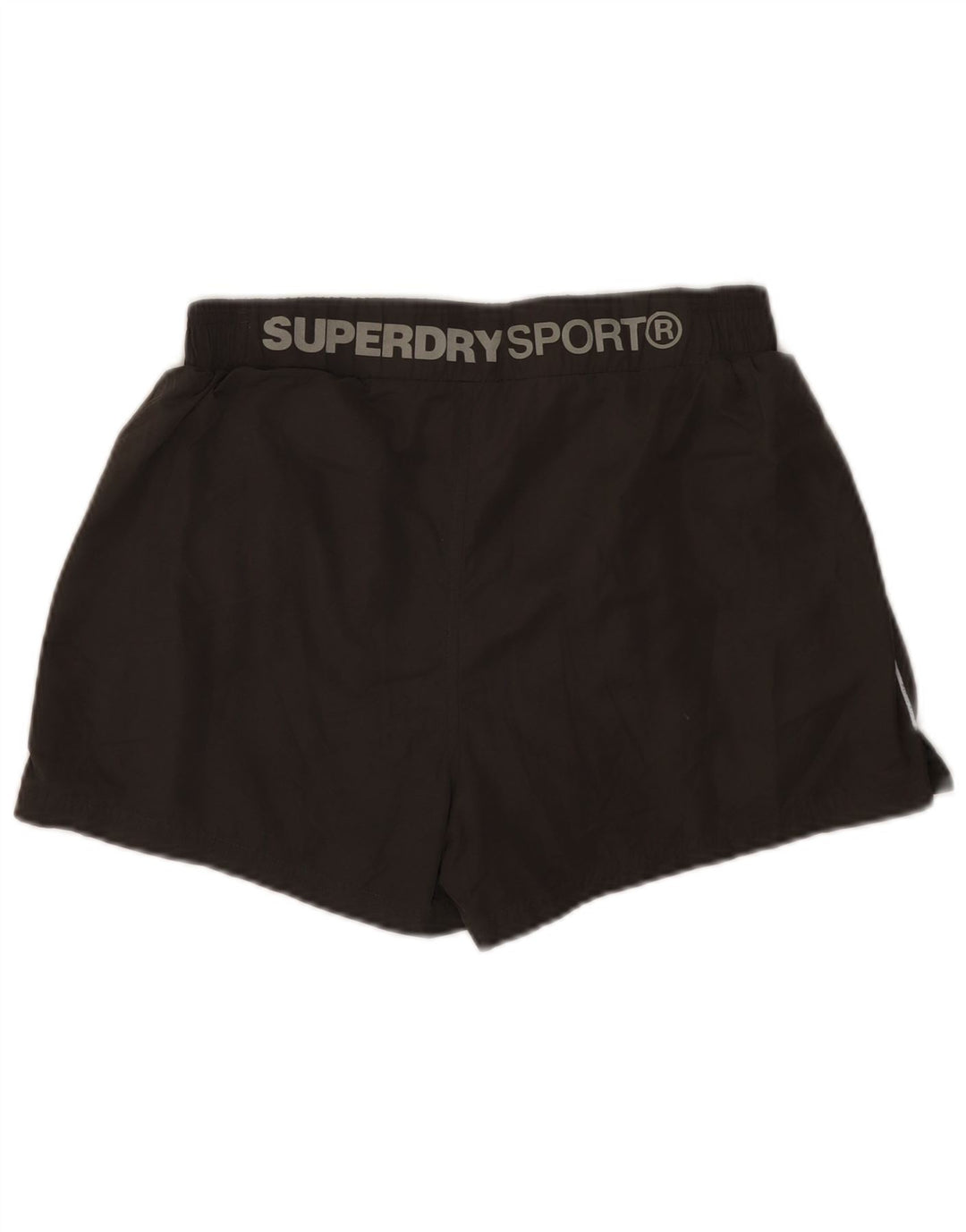 Superdry Womens Graphic Sport Shorts Medium Black