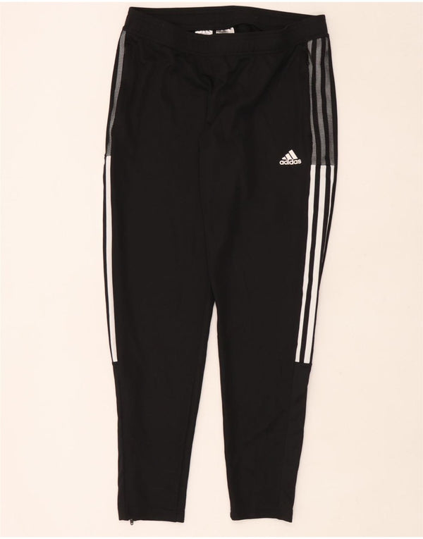 Adidas Womens Aeroready Tracksuit Trousers UK 12/14 Medium  Black Polyester